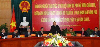 Phó Thủ tướng Nguyễn Xuân Phúc làm việc với TP Hải Phòng - ảnh 1